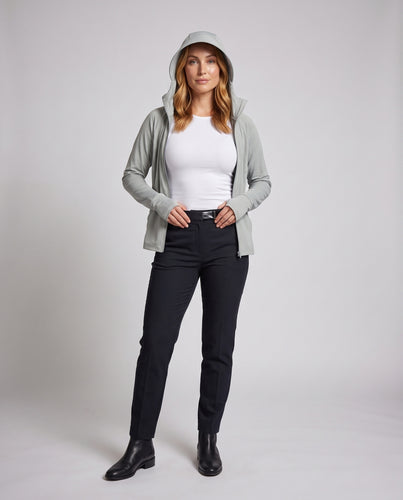 Damen leichte Sportjacke mit bequemer Kapuze EB