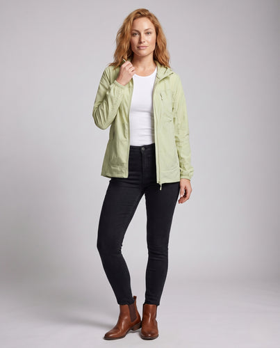 Damen leichte Übergangsjacke mit Kapuze EB