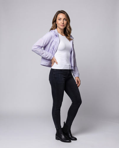 Damen leichte, wasserabweisende Sportjacke EB