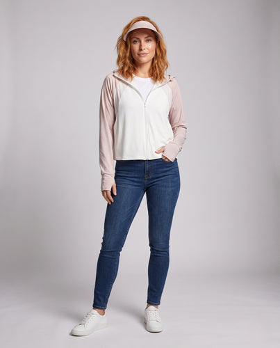Damen sportliche Kapuzenjacke mit atmungsaktiven Eigenschaften EB