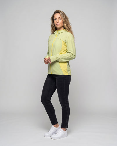 Damen technische Funktionsjacke mit atmungsaktiven Eigenschaften EB