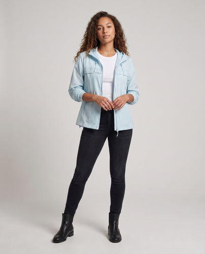 Damen technische Leichtwindjacke mit atmungsaktiven Einsätzen EB
