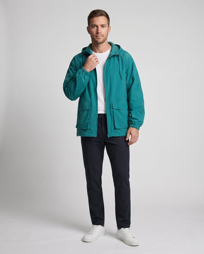 Herren multifunktionale Outdoor-Jacke mit verstellbarem Kapuzenkragen EB