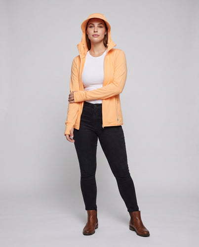 Damen Hochfunktionale Softshelljacke mit verstellbarer Kapuze EB