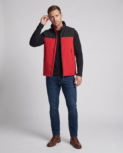 Herren Funktionsweste mit hoch atmungsaktivem Material und flexiblem Design R&B