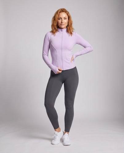 Women Functional Sports Jacket with Stylish Zip R&B