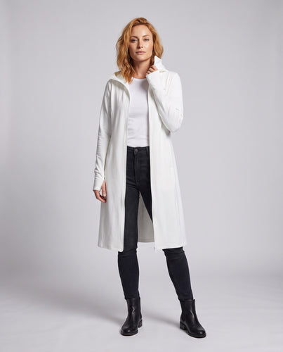 Women's functional coat with hood and UV protection R&B