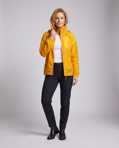 Damen atmungsaktive Regenjacke mit multifunktionaler Kapuze R&B