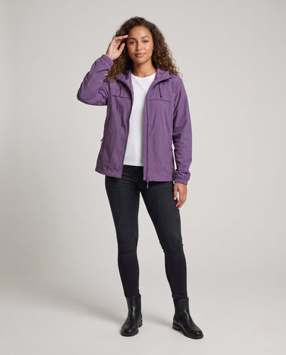 Damen atmungsaktive UV-Schutzjacke mit verstellbarem Kapuzenkragen R&B