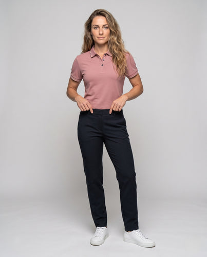 Damen atmungsaktives Poloshirt mit kühlender Technologie R&B