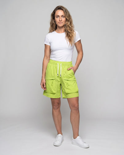 Damen bequeme Cargo-Shorts mit praktischen Taschen R&B