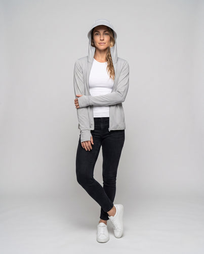 Damen funktionale UV-Schutzjacke mit hochelastischem Material R&B