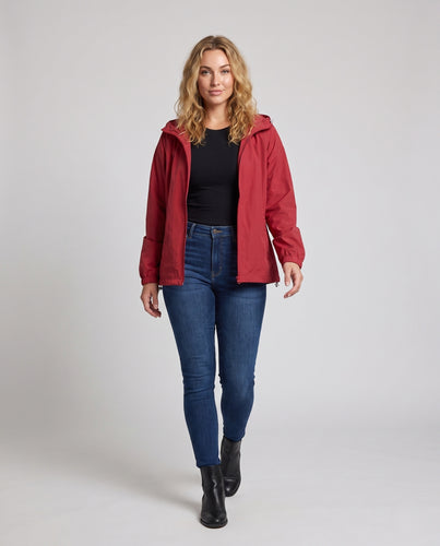 Damen leichte Outdoor-Jacke mit praktischen Seitentaschen R&B