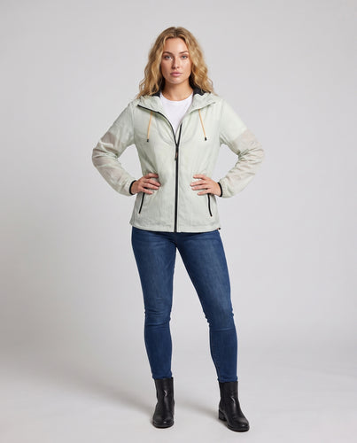 Damen leichte Radjacke mit praktischem Kapuzen-design R&B