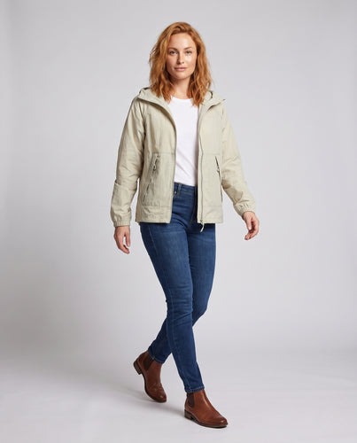 Damen leichte und atmungsaktive Jacke mit hohem Kragen R&B