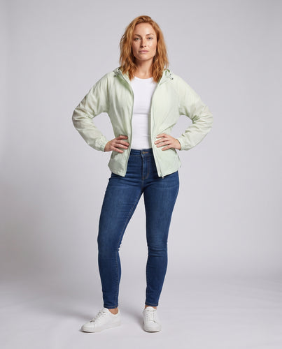 Damen leichte und atmungsaktive Kapuzenjacke mit UV-Schutz R&B