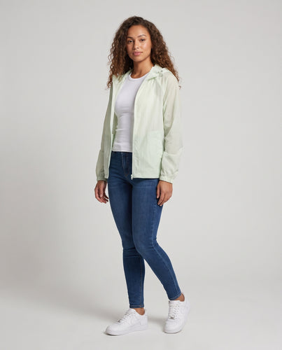 Damen leichte Windbreaker-Jacke R&B