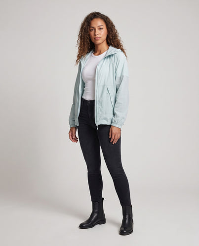 Damen leichte winddichte Sommerjacke R&B
