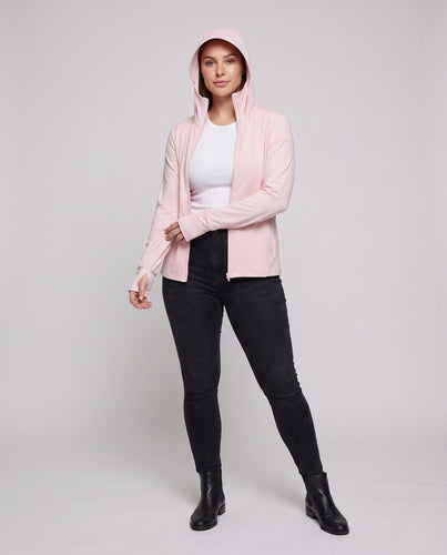 Damen neutrale Outdoorjacke mit UV-Schutz und langlebigem Material R&B