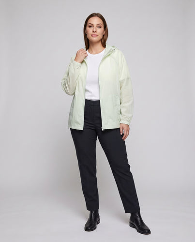 Damen praktische Outdoor-Jacke mit verstellbarer Kapuze R&B