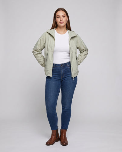 Damen praktische und atmungsaktive Übergangsjacke R&B