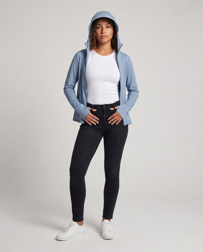 Damen UV-Schutz-Jacke mit innovativer Kapuze R&B