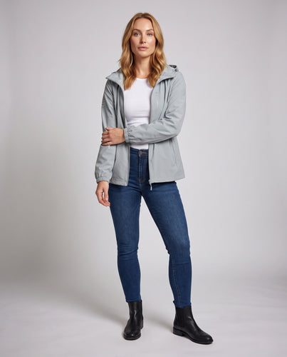 Damen wasserdichte und atmungsaktive Laufjacke EB