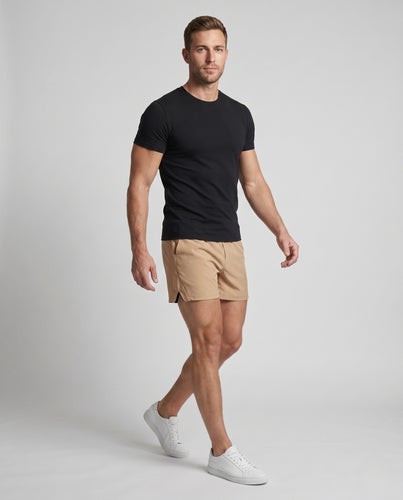 Herren Sportliche Shorts mit seitlichen Belüftungseinsätzen EB