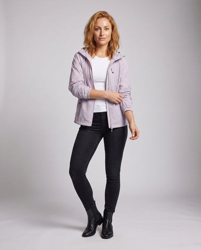 Damen nan ultraleichte Packbare UV-Schutz Kapuzenjacke mit Mesh-Futter und Brust-Reißverschlusstasche R&B
