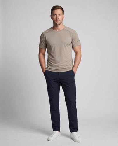 Herren nan Funktions-T-Shirt mit atmungsaktivem Schnell­trocknungsstoff und Flachnähten R&B