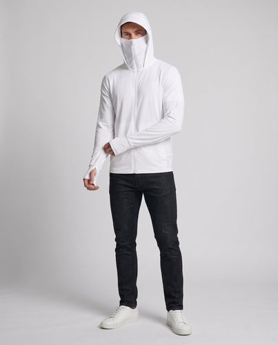 Herren nan leichte atmungsaktive UV-Schutz Kapuzenjacke R&B