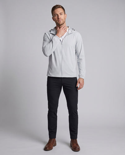 Herren nan leichte wasserabweisende Kapuzenjacke mit UV-Schutz R&B
