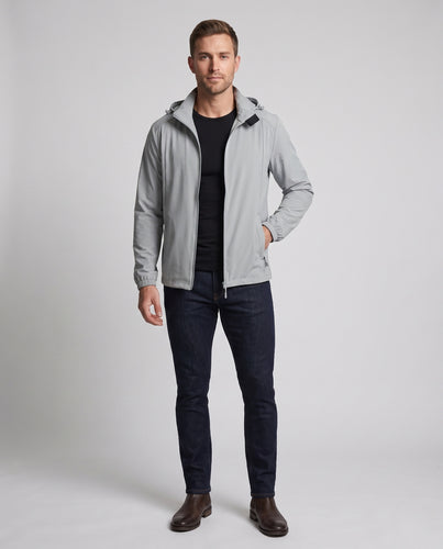 Herren nan leichte wasserabweisende Kapuzenjacke R&B