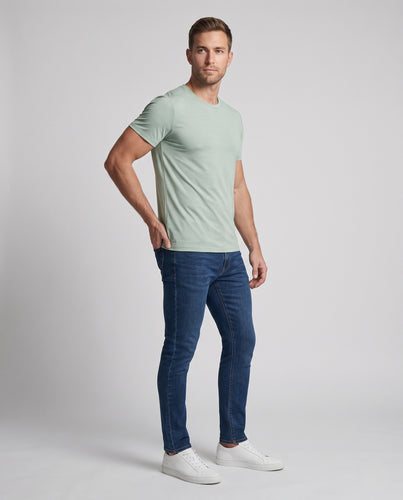 Herren nan atmungsaktives Funktions-T-Shirt mit Mesh-Gewebe und Rundhalsausschnitt R&B