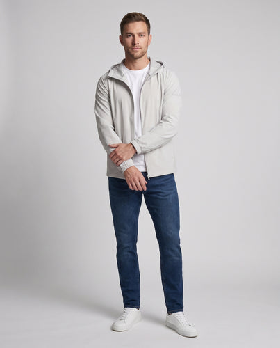 Unisex nan leichte Softshell Jacke mit Kapuze und hohem UV-Schutz R&B