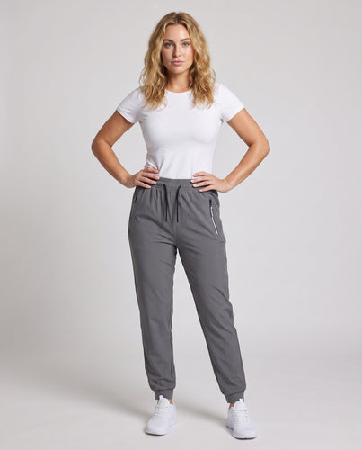 Damen atmungsaktive Sporthose mit verstellbarem Bund R&B