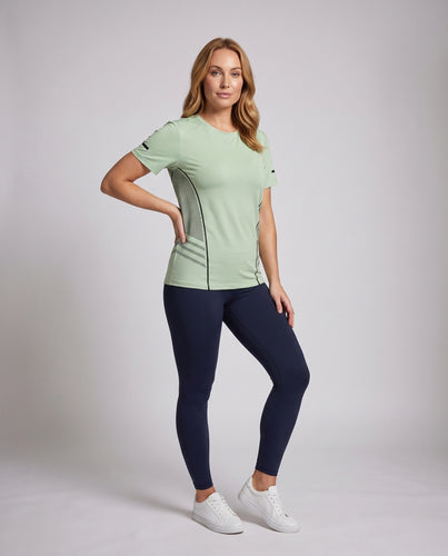 Damen atmungsaktives Sport-T-Shirt mit innovativem Design R&B