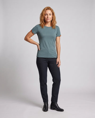 Damen atmungsaktives Trainingsshirt mit Funktionsmaterial R&B