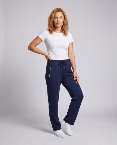Damen bequeme Sporthose mit verstellbarem Bund R&B