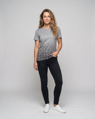Damen modernes Grafik-T-Shirt R&B