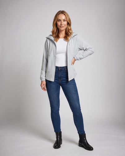 Damen Funktionsjacke mit hohem Kragen und atmungsaktiven Eigenschaften R&B