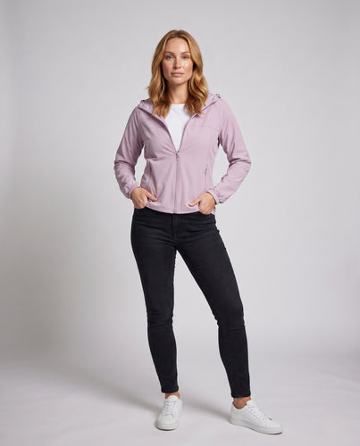 Damen leichte Outdoorjacke mit atmungsaktiven Eigenschaften R&B
