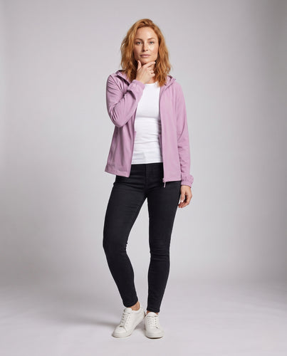 Damen leichter Outdoor-Regenjacke mit Kapuze R&B