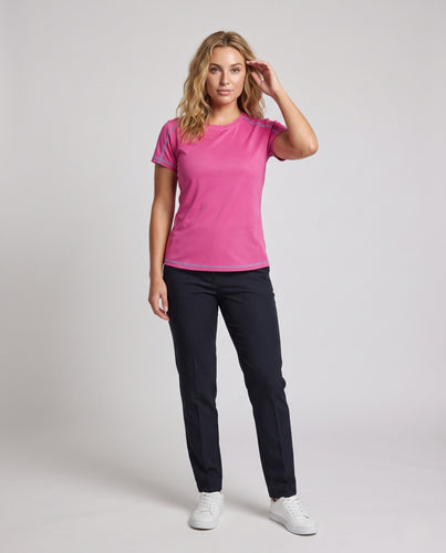 Damen Sportliches Funktions-T-Shirt mit atmungsaktiven Einsätzen R&B