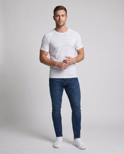 Herren atmungsaktives Sport-T-Shirt mit feuchtigkeitsregulierender Technologie R&B