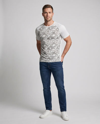 Herren Atmungsaktives Sport-T-Shirt mit innovativem Design R&B