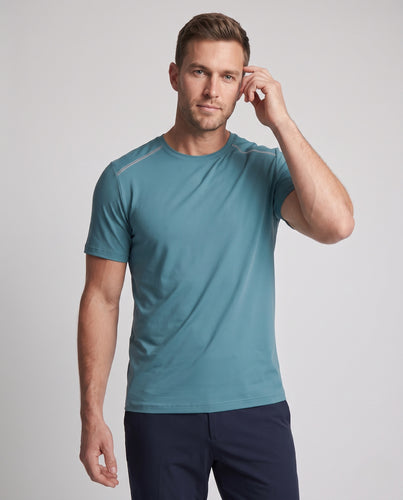 Herren Funktionsshirt mit reflektierenden Elementen und atmungsaktiven Einsätzen R&B