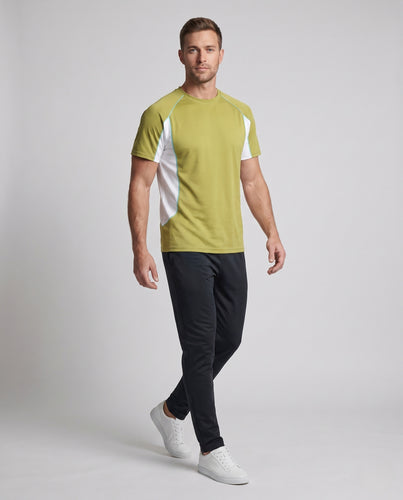 Herren Leistungsstarkes Sport-T-Shirt mit atmungsaktiven Einsätzen R&B