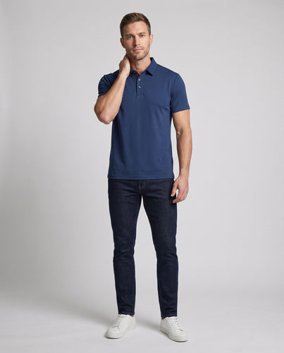 Herren Polohemd mit innovativer atmungsaktiver Technologie R&B