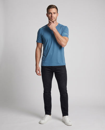 Herren Sport-T-Shirt mit atmungsaktiver Struktur R&B